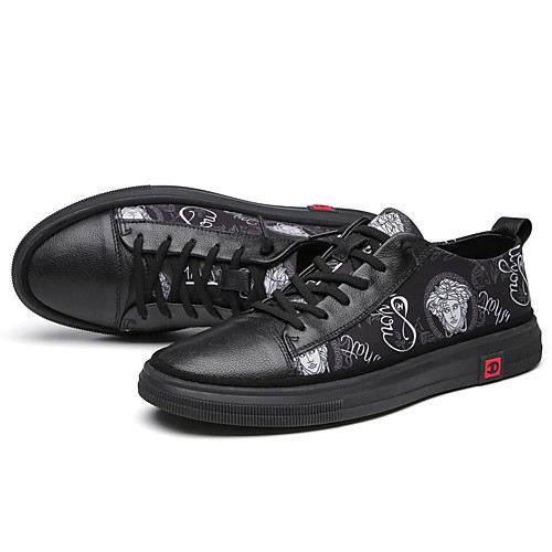 

Men's Summer Casual Daily Sneakers PU Non-slipping White / Black