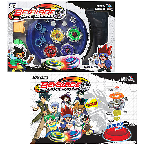 

AULDEY Hurricane Metal Fight Beyblade 3 Section of Gear Gyro Toy