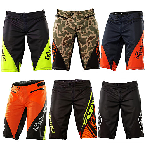 

Men's Downhill Shorts Cycling MTB Shorts Bike Shorts Bottoms Breathable Moisture Wicking Quick Dry Sports Plaid / Checkered Cotton Green / Black / Black / Green / Black / Orange Mountain Bike MTB