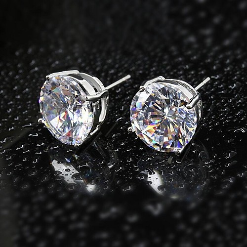 

Women's Earrings Holiday Wedding Birthday Romantic Earrings Jewelry Silver For Date Street Festival 1 Pair