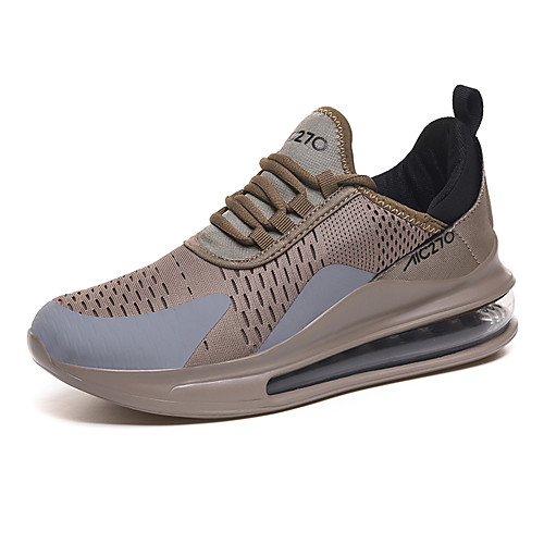 

Men's Fall / Spring & Summer Sporty / Casual Daily Outdoor Trainers / Athletic Shoes Running Shoes / Walking Shoes Mesh Breathable Non-slipping Shock Absorbing Black and White / Black / Red / White