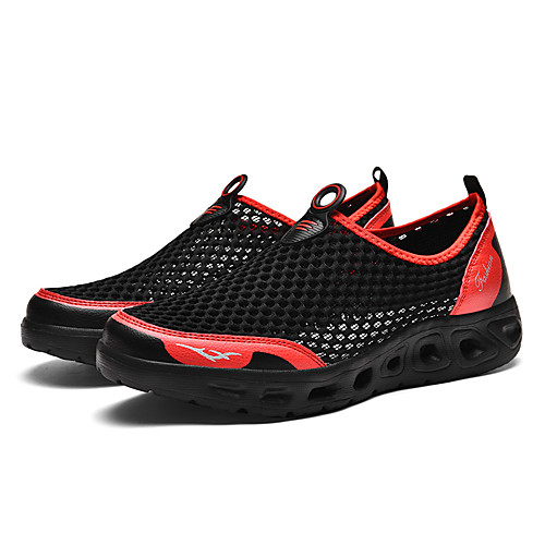 

Men's Spring & Summer / Fall & Winter Casual Daily Outdoor Trainers / Athletic Shoes Walking Shoes PU / Synthetics Breathable Waterproof Non-slipping Dark Grey / Black / Red / Light Grey