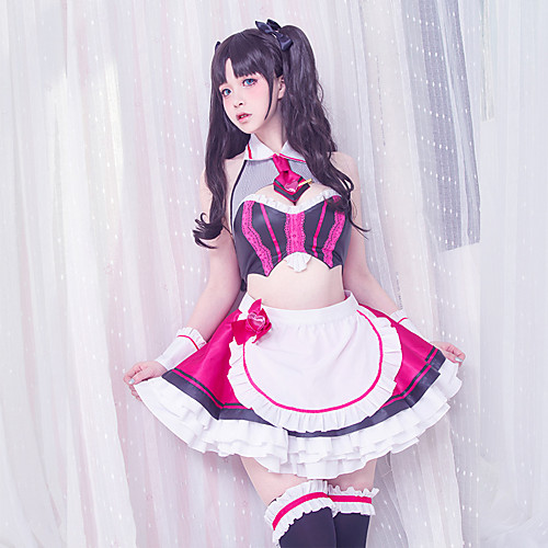 

Inspired by Fate / Grand Order FGO Anime Cosplay Costumes Japanese Cosplay Suits Skirt Bra Socks For Women's / Bow / Hat / Headwear / Wristlet / Bow Tie