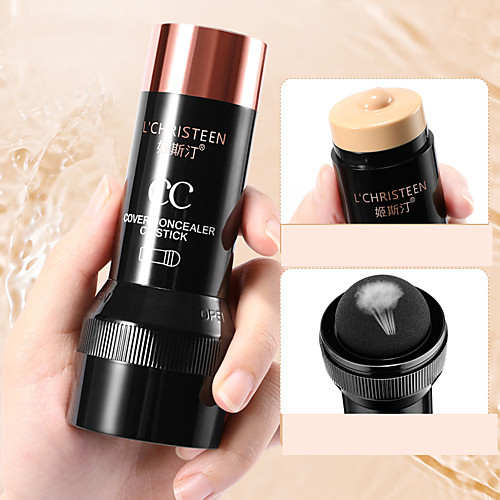 

Single Colored 1 pcs Wet Long Lasting / Concealer / Natural Cosmetic / Foundation / Concealer # Classic / Traditional Easy to Carry / Women / Easy to Use Round Makeup Cosmetic Plastic Shell