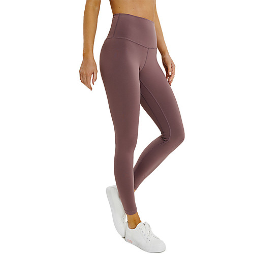 

Women's High Waist Yoga Pants Fashion Red Light Purple Green Dark Green Blue Elastane Running Fitness Gym Workout Tights Leggings Sport Activewear Breathable Comfort Tummy Control Butt Lift Moisture