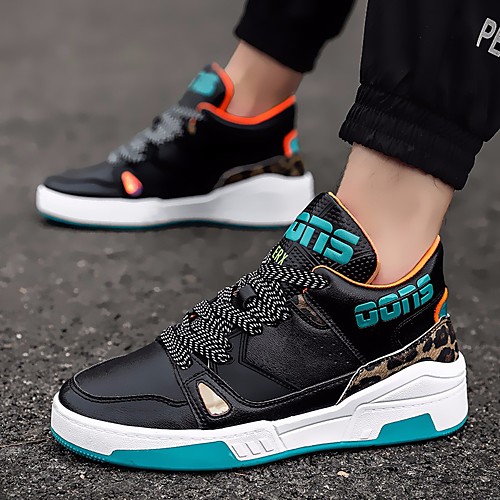 

Men's Summer Outdoor Trainers / Athletic Shoes Leather Non-slipping Green / White / Gray