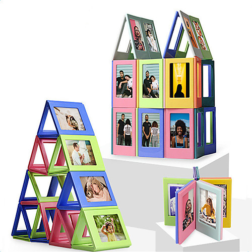

33inch Magnetic Photo Frames Building Bricks 10 pcs Family Mini Picture Frame Colorful for Refrigerator Building Toys All Toy Gift / Kid's