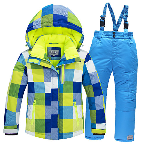 

RIVIYELE Men's Women's Ski Jacket Ski / Snow Pants Skiing Camping / Hiking Winter Sports Waterproof Windproof Warm Polyester Warm Top Warm Pants Clothing Suit Ski Wear