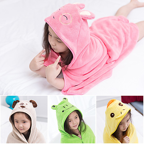 

Kid's Adults' Bathrobe Oodie Anime Rabbit Bunny Onesie Pajamas Flannelette Yellow / Pink / Green Cosplay For Boys and Girls Animal Sleepwear Cartoon Festival / Holiday Costumes