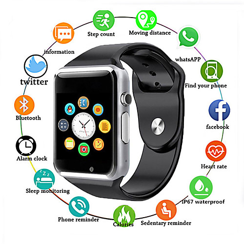 

A1 Unisex Smartwatch Android Bluetooth Waterproof Sports Health Care Camera Control Pedometer Sedentary Reminder Community Share