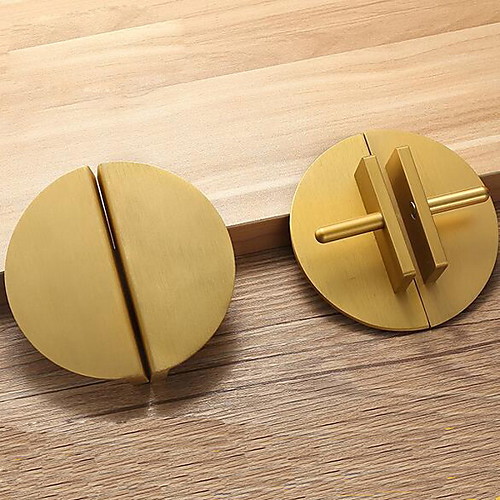 

New Chinese Style Door Handle Cabinet Shoe Cabinet Door Handle Home Cabinet Door Golden Antique Semicircle Paired Handle