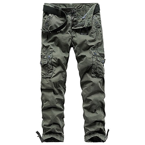 

Men's Hiking Pants Hiking Cargo Pants Summer Outdoor Loose Breathable Quick Dry Soft Sweat-wicking Cotton Pants / Trousers Bottoms Running Camping / Hiking Hunting Black Dark Gray Light Grey 29 30 31