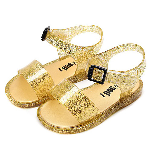 

Girls' Comfort PVC Sandals Toddler(9m-4ys) Black / Pink / Gold Summer