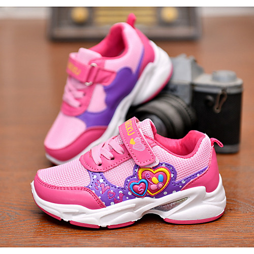 

Boys' Comfort PU Trainers / Athletic Shoes Big Kids(7years ) White / Black / Purple Spring / Summer