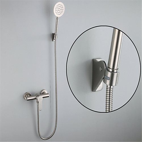 

304 Stainless Steel Simple Shower Shower Set Portable Cold And Hot Water Mixing Valve Shower Faucet