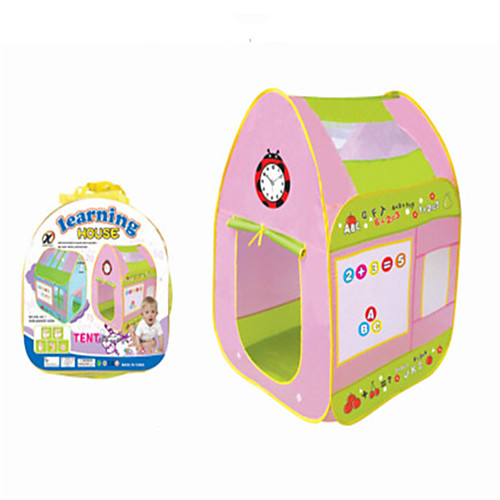 

Play Tent & Tunnel Playhouse Tent Castle Cartoon Foldable Cartoon Toy Convenient Polyester Indoor Outdoor Spring Summer Fall Pop Up Indoor/Outdoor Playhouse for Boys and Girls