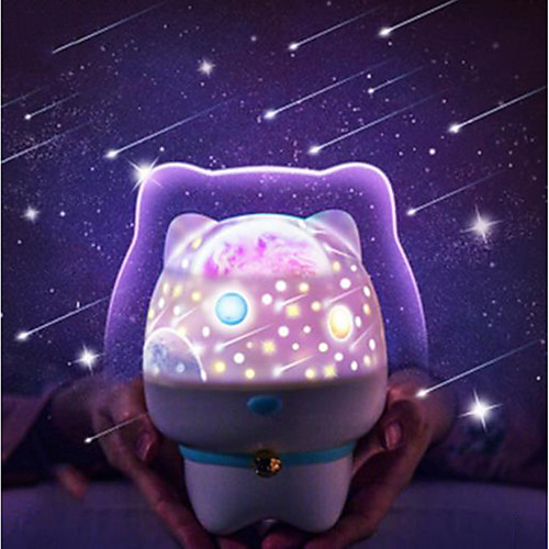 

Baby & Kids' Night Lights Music Cartoon Starry Night Light LED Lighting Light Up Toy Constellation Lamp Star Projector Glow USB Kid's Adults for Birthday Gifts and Party Favors 1 pcs
