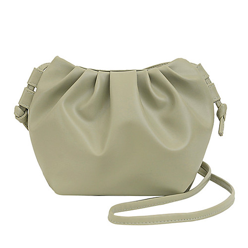 

Women's Polyester / PU Crossbody Bag Solid Color Blushing Pink / Khaki / Green