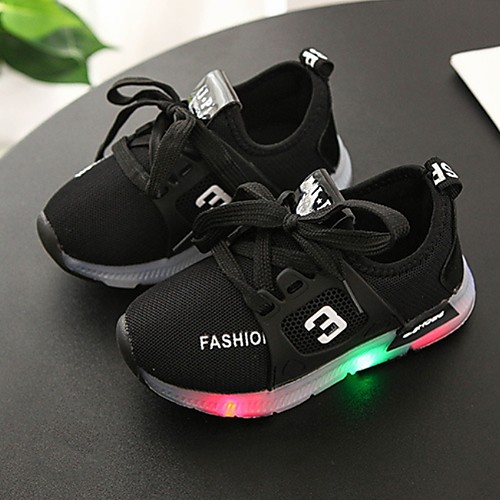 

Boys' Comfort Knit Flats Big Kids(7years ) Black / Red / Pink Spring