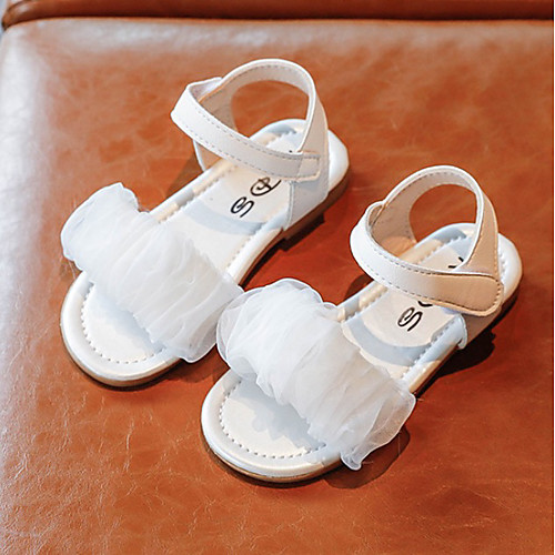 

Girls' Comfort PU Sandals Toddler(9m-4ys) White / Black / Pink Summer