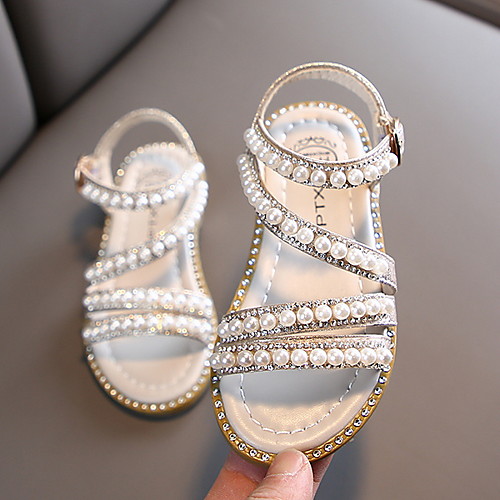 

Girls' Comfort PVC Sandals Little Kids(4-7ys) Pink / Gold / Silver Summer