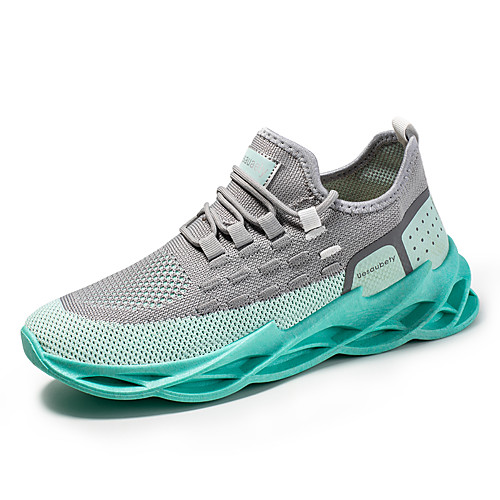 

Men's Fall / Spring & Summer Sporty / Casual Daily Outdoor Trainers / Athletic Shoes Running Shoes / Walking Shoes Tissage Volant Breathable Non-slipping Shock Absorbing Orange / Black / Black / Gray