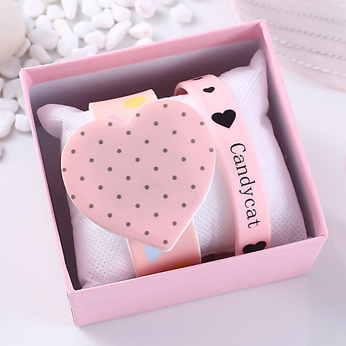 

Women's Sport Watch Cartoon Outdoor Pink Silicone Chinese Digital Blushing Pink Creative Luminous New Design 2 Piece Digital One Year Battery Life