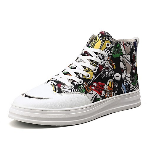 

Men's Spring & Summer Classic Daily Sneakers Canvas Rainbow / Gray