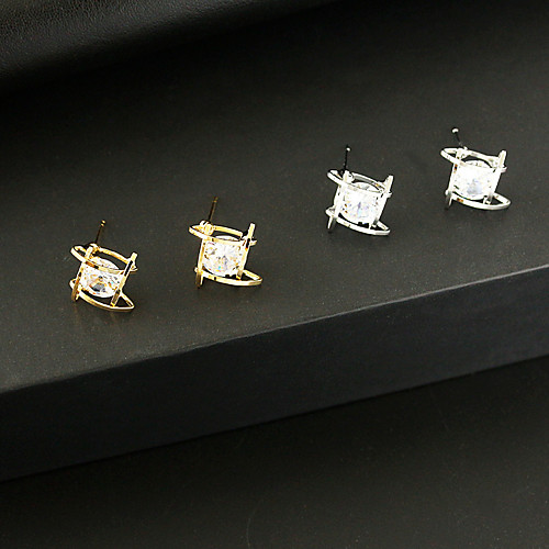 

Women's Earrings Holiday Wedding Birthday Romantic Earrings Jewelry Gold / Silver For Date Street Festival 1 Pair