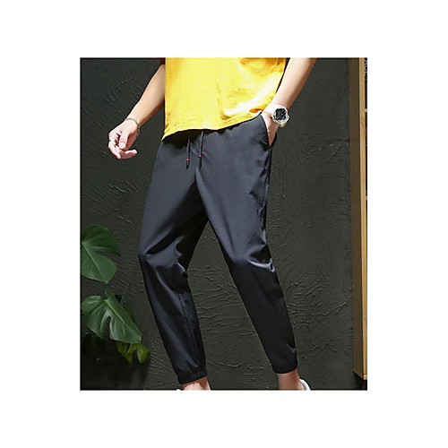 

Men's Hiking Pants Hiking Cargo Pants Summer Outdoor Breathable Quick Dry Sweat-wicking Comfortable Cotton Pants / Trousers Bottoms Running Camping / Hiking Hunting Black Grey Dark Navy S M L XL XXL