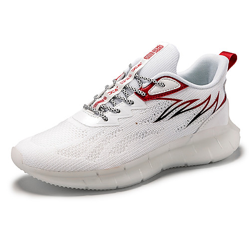 

Men's Fall / Spring & Summer Daily Outdoor Trainers / Athletic Shoes Running Shoes / Walking Shoes Mesh Breathable Non-slipping Shock Absorbing White / Black