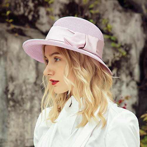 

Elegant Polyester Hats with Bowknot 1pc Casual / Daily Wear Headpiece