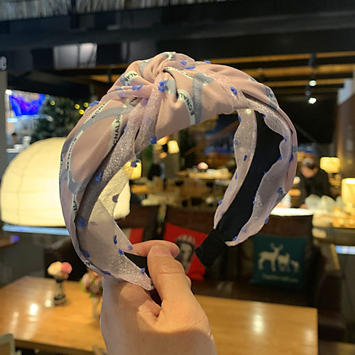 

Double Layer Cloth Hair Accessory with Flower 1 Piece Casual / Daily Wear Headpiece