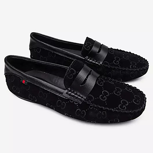 

Men's Summer Casual Daily Loafers & Slip-Ons PU Non-slipping Wine / Black / Brown