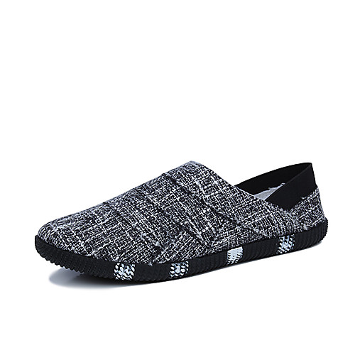

Men's Spring & Summer / Fall & Winter Classic / British Daily Outdoor Loafers & Slip-Ons Walking Shoes Canvas Breathable Wear Proof Black / Beige / Light Blue