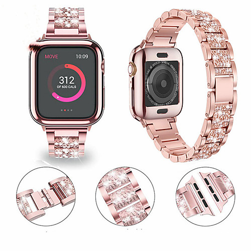 

Stainless Steel Watch Band Strap for Apple Watch Series 4/3/2/1 17cm / 6.69 Inches 2.2cm / 0.9 Inches