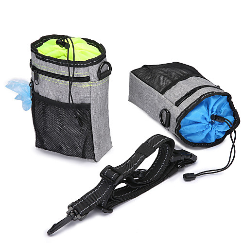 

Dog Pets Carrier Bag & Travel Backpack Travel Carrier Bag Treat Pouch Bag Trainer Adjustable / Retractable Washable Color Block Classic Terylene Orange Green Blue