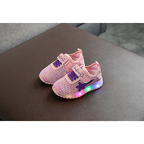 

Boys' / Girls' LED Shoes Synthetics Trainers / Athletic Shoes Little Kids(4-7ys) / Big Kids(7years ) Pink / Gray Spring / Summer