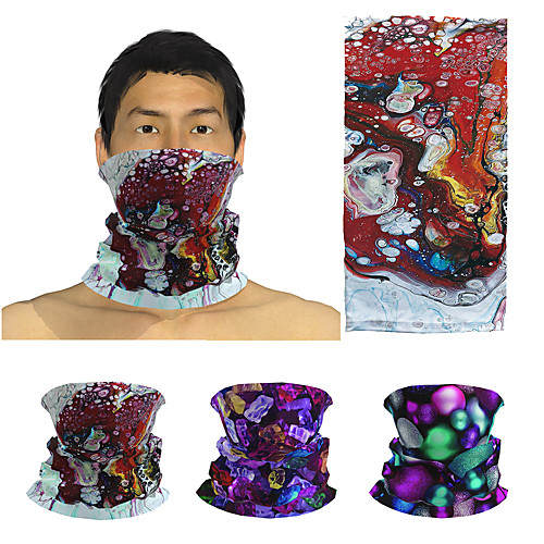 

Men's / Unisex 3D Print Square Scarf / Infinity Scarf / Hijab - Print / Color Block Multifunctional