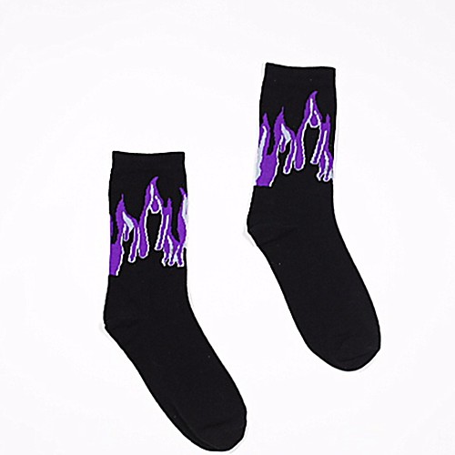 

1 Pair Women's Socks Standard Creative Sports Simple Style Polyester EU36-EU46