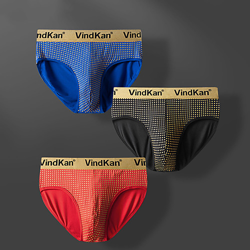 

Men's Sports Underwear Sport Briefs 1pc Modal Sports Briefs Bottoms Running Walking Jogging Training Breathable Quick Dry Soft Solid Colored Fashion Black Red Blue / Stretchy
