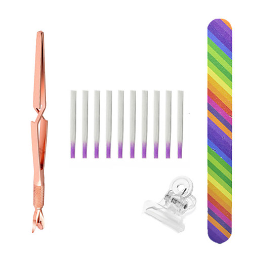

1 pcs Bamboo Fiber Multi Function Best Quality Trendy Romantic Office / Career Daily Nail Art Tool for Finger Nail Toe Nail