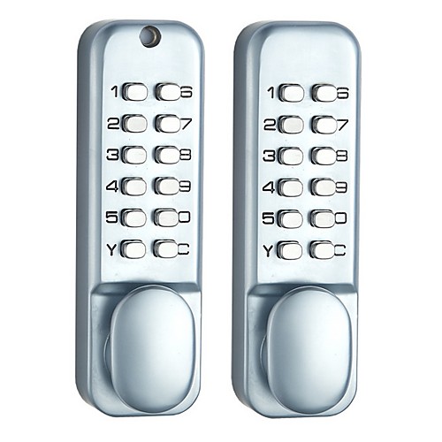 

Double-sided Mechanical Code Lock Password Is Required To Enter And Exit The Door Outdoor Door Channel Lock Iron Door Lock Waterproof