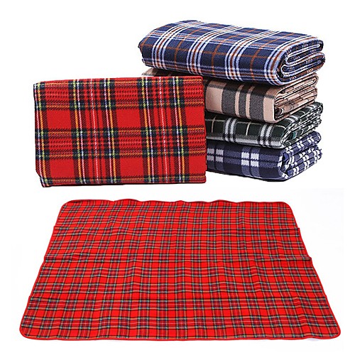 

Picnic Blanket Outdoor Camping Anti-Slip Wearable Plush Fabric 150250 cm for 5 person Climbing Camping / Hiking / Caving Traveling Spring Summer Red Blue / White Green