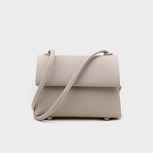 

Women's Zipper PU Crossbody Bag Solid Color Black / Almond / Khaki