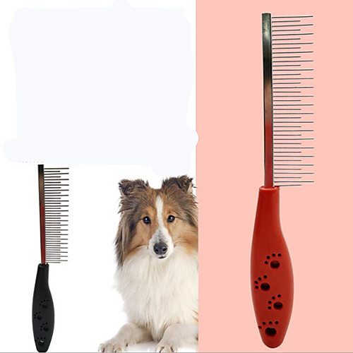 

Rodents Dog Cat Grooming Plastic Stainless steel Comb Durable Casual / Daily Pet Grooming Supplies Random Color 1