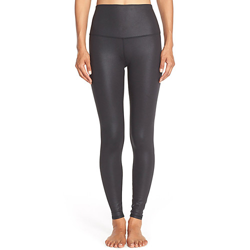 

Women's High Waist Yoga Pants Winter Solid Color Black Running Fitness Gym Workout Tights Leggings Sport Activewear Breathable Moisture Wicking Butt Lift Tummy Control High Elasticity Skinny