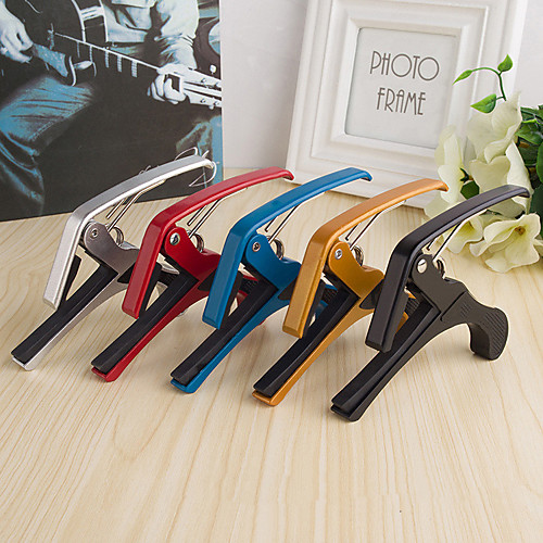 

Guitar Capo Metal Aluminium Acoustic Guitar Ukulele Electric Guitar Lightweight String Instruments for Acoustic and Electric Guitars Musical Instrument Accessories 1 pcs