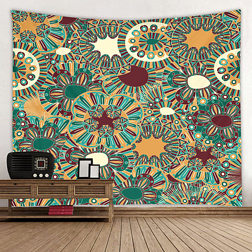 

Ethnic Painting Digital Printed Tapestry Decor Wall Art Tablecloths Bedspread Picnic Blanket Beach Throw Tapestries Colorful Bedroom Hall Dorm Living Room Hanging