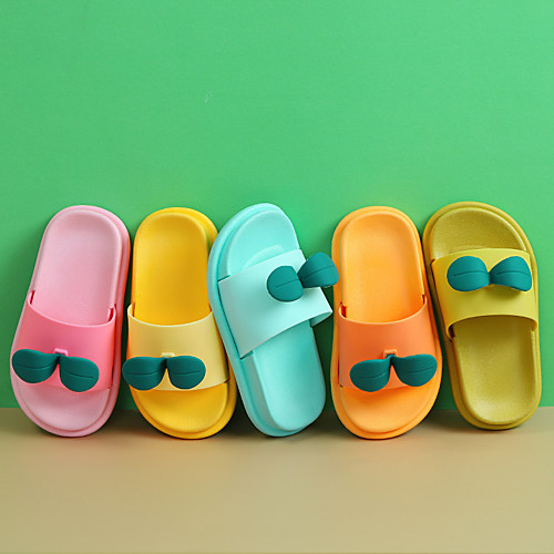 

Boys' / Girls' Comfort PVC Slippers & Flip-Flops Toddler(9m-4ys) / Little Kids(4-7ys) Yellow / Pink / Orange Spring / Summer / 3D